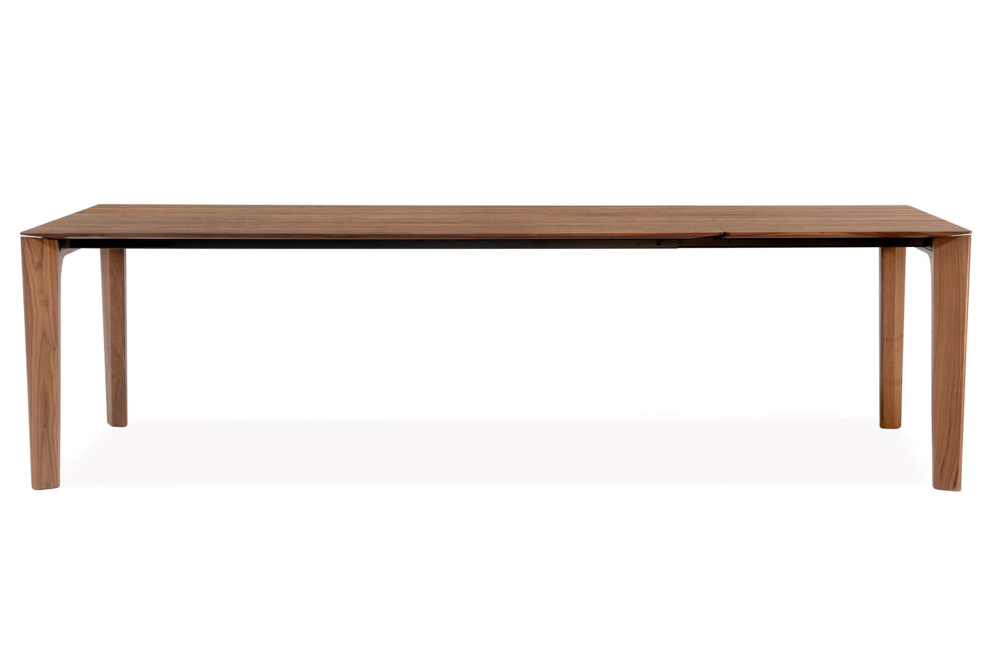 Design Massivholztisch Nussbaum ausziehbar - Esstisch Heerlen längs Design Massivholztisch Nussbaum ausziehbar - Esstisch Heerlen längs