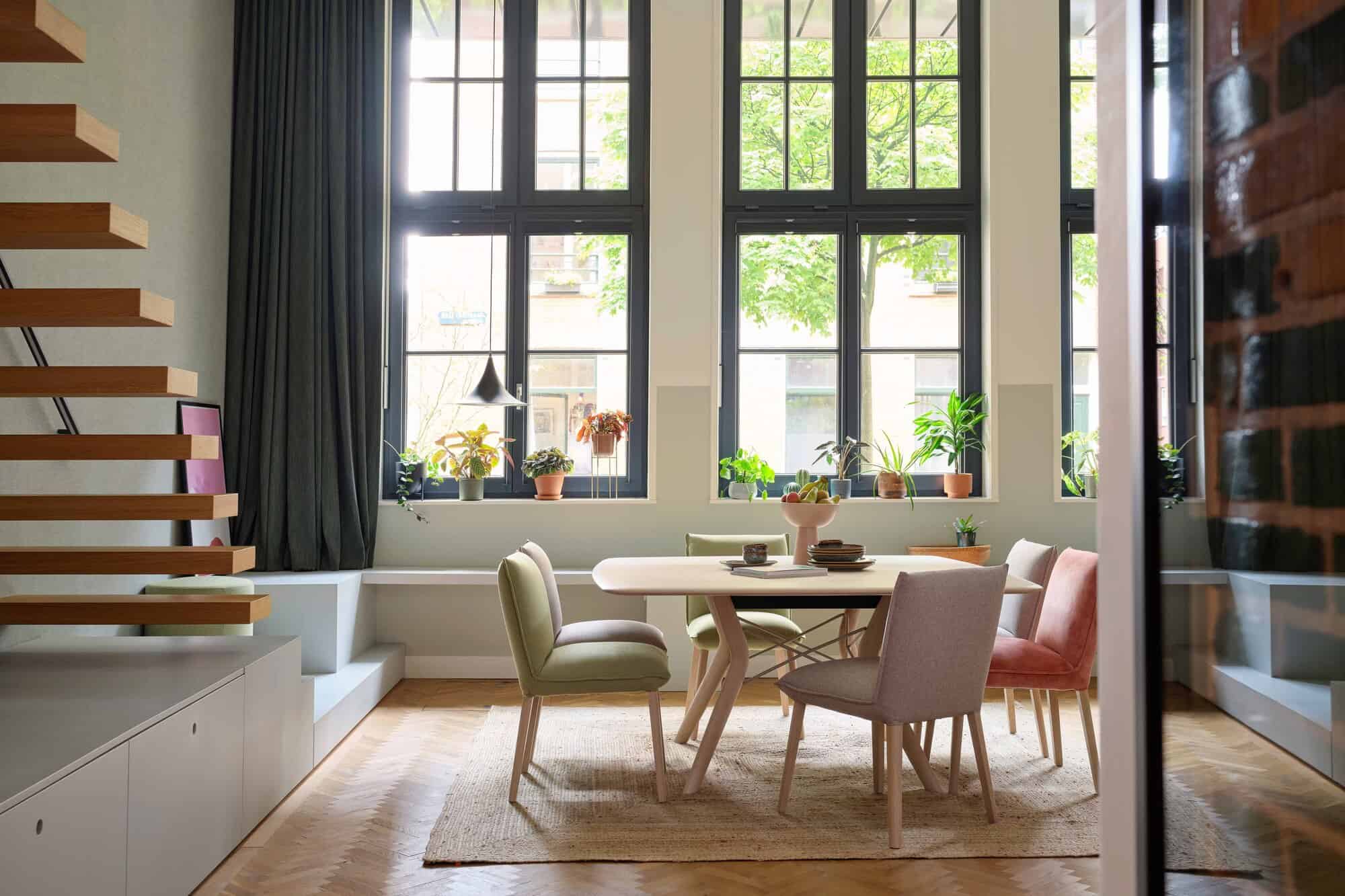 Esstischstuhl Holzbeine