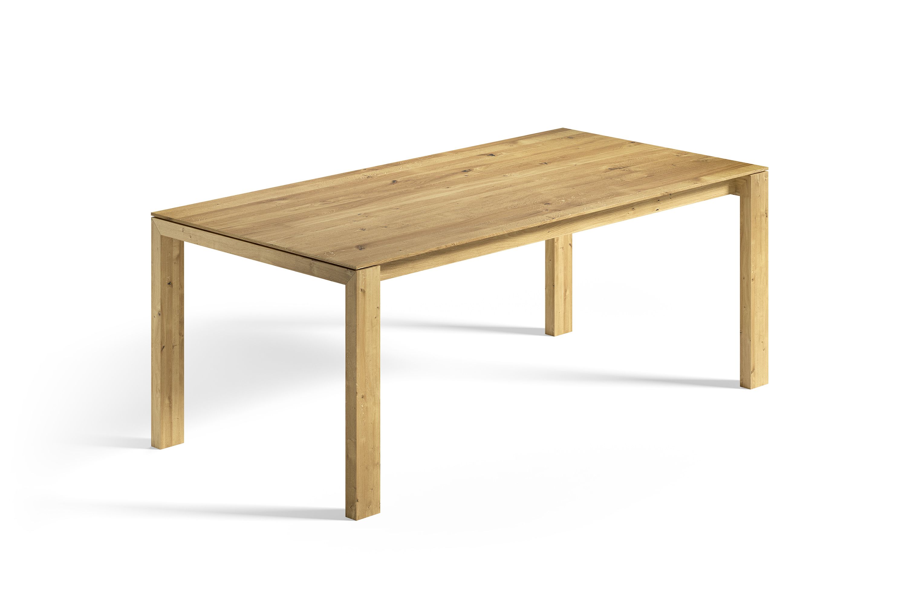 Holztisch ausziehbar Wildeiche Asteiche - Esstisch Amalfi Holz