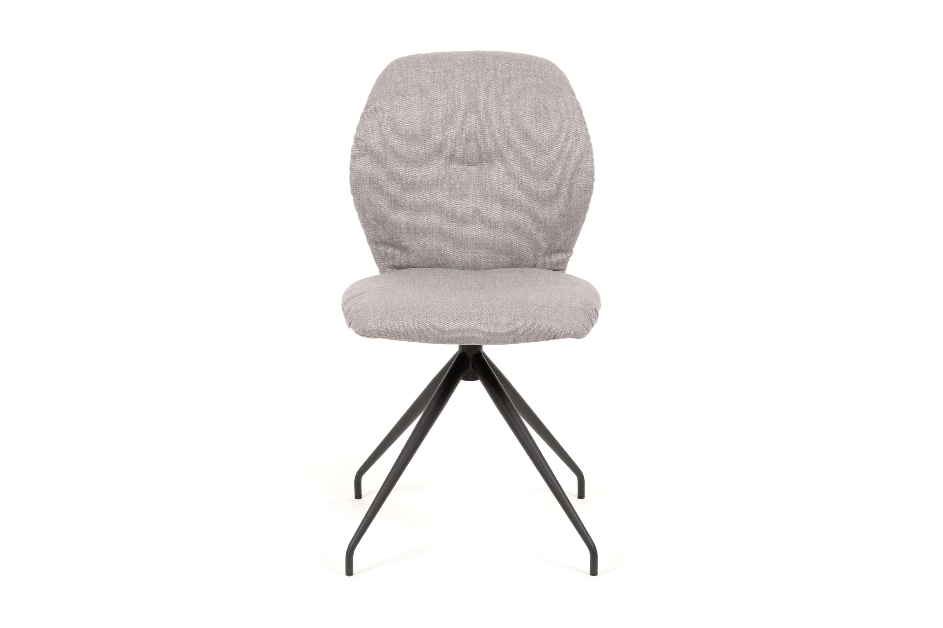 Esstischstuhl nicht drehbar Kreuzgestell Metall