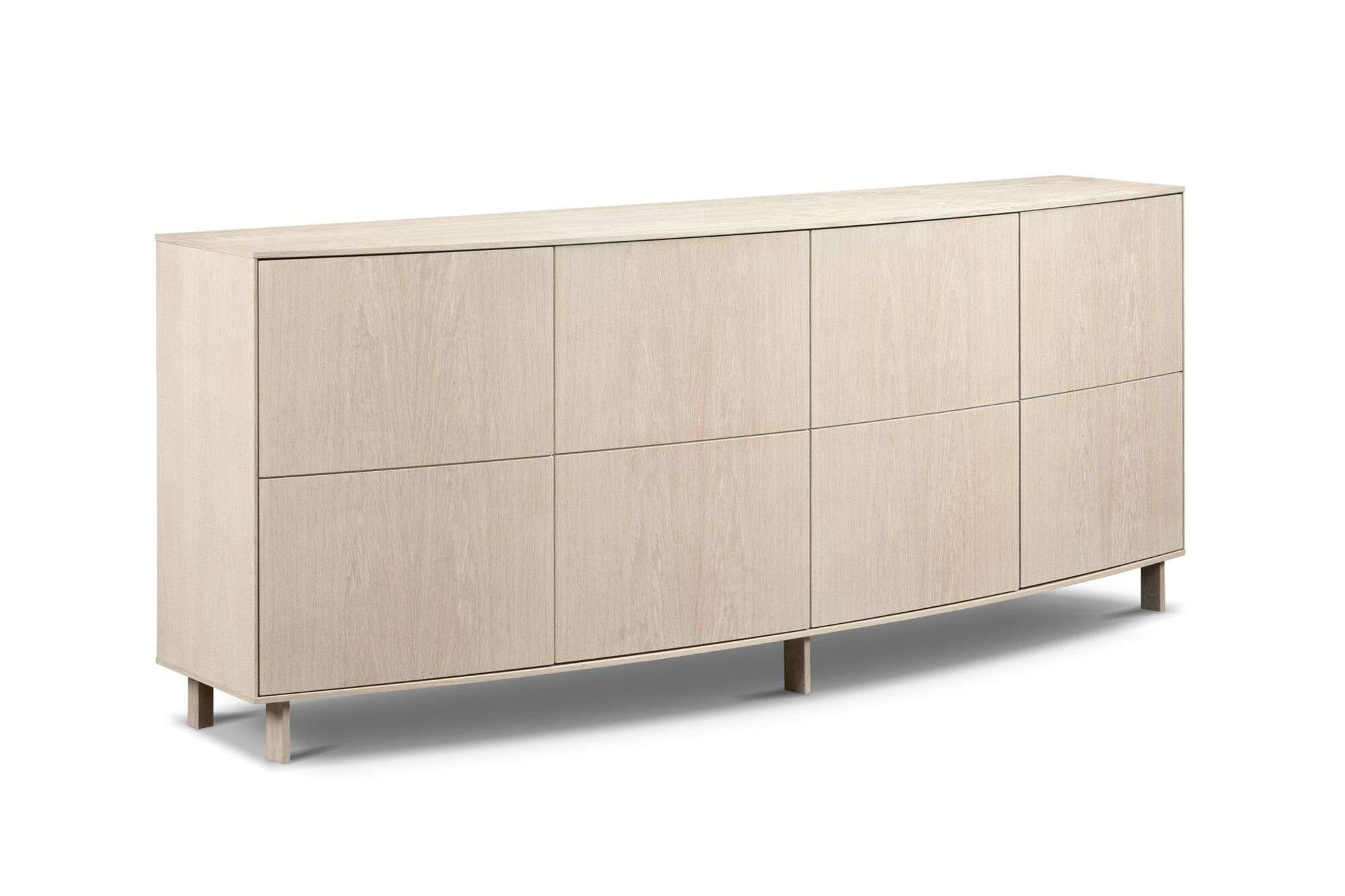 Sideboarf Eiche weiss geölt 4 türig - Sideboard Farum 2