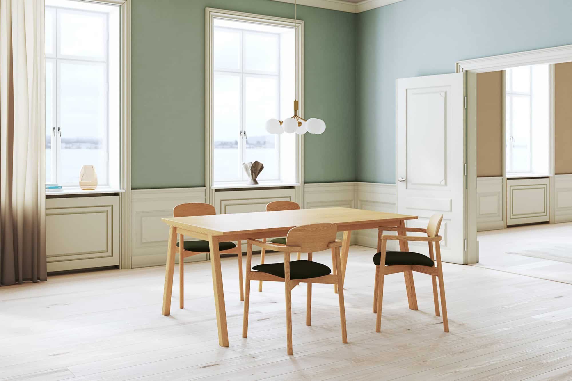 Hasle Holzstuhl mit Armlehnen