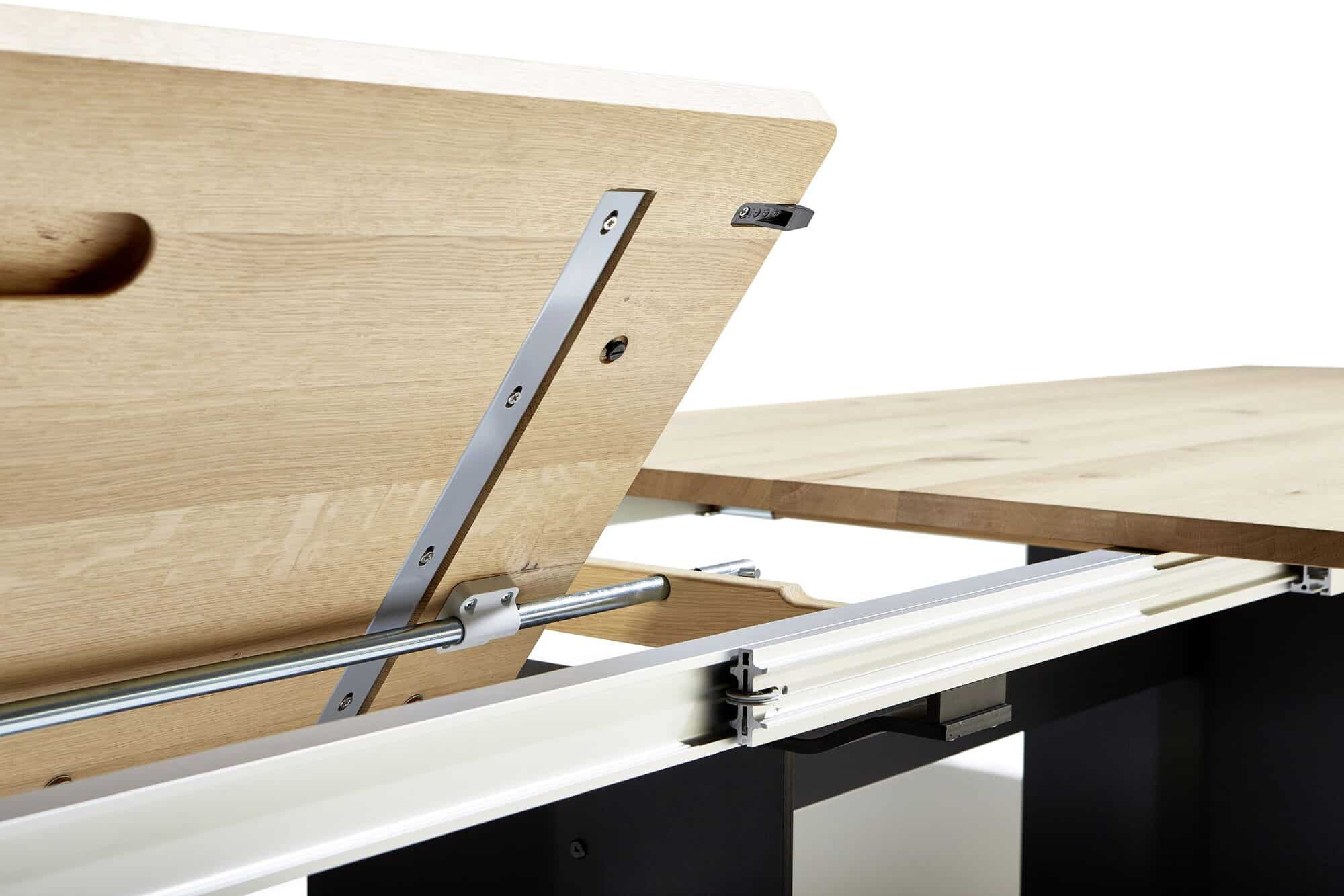 Tisch mit Synchronauszug Tisch mit Synchronauszug