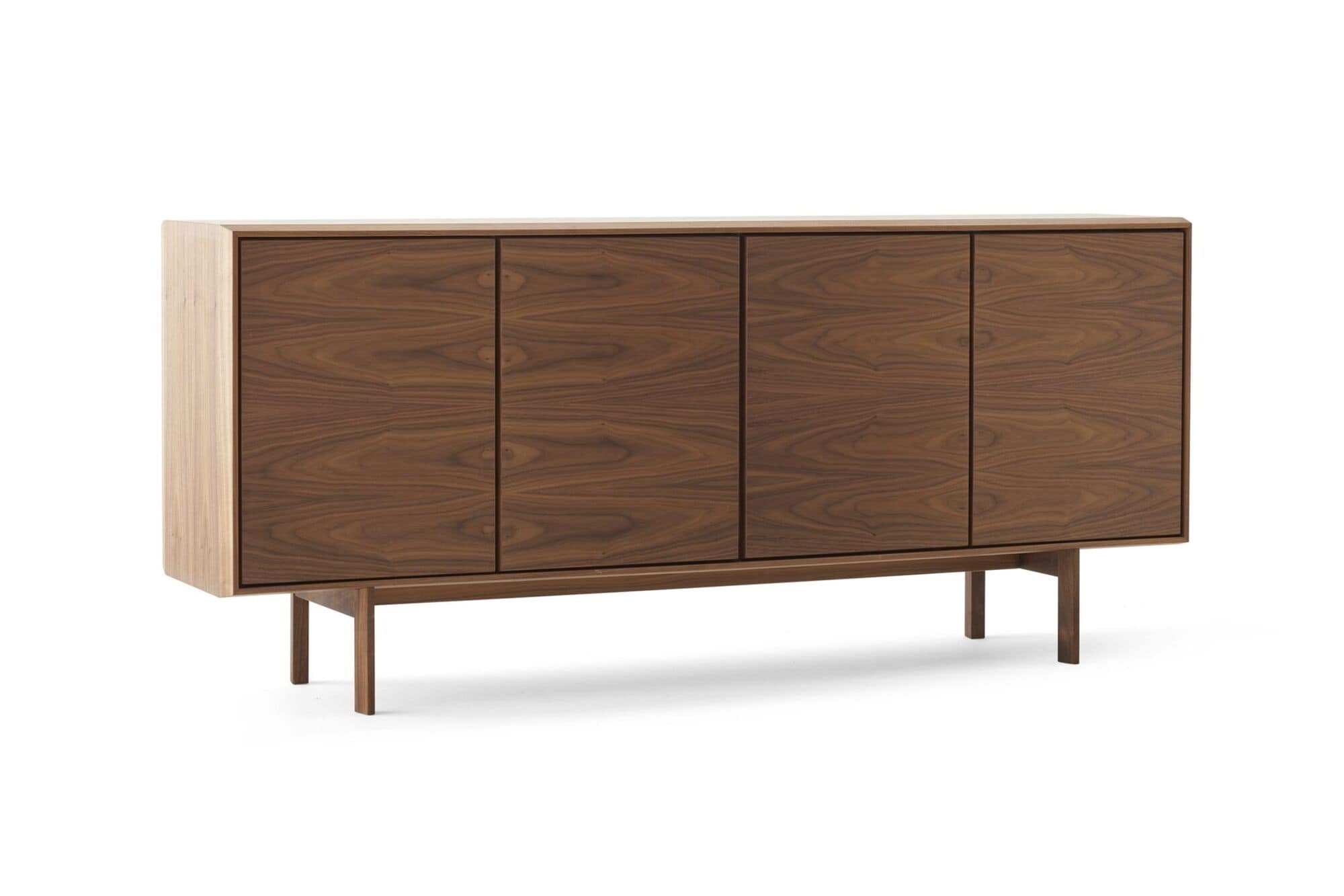 Sideboard Nussbaum 2 tuerig - Sideboard Farum 3